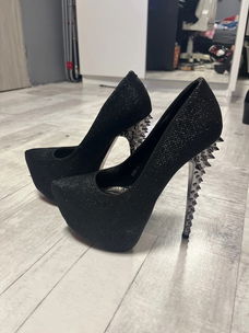 Luxe Hoge Donkere Stiletto hakken maat 38