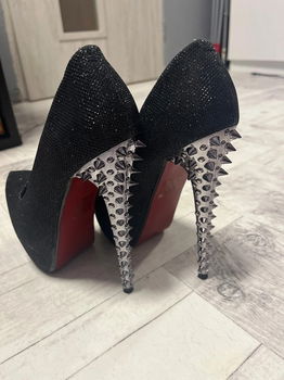 Luxe Hoge Donkere Stiletto hakken maat 38 - 1