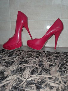 Roze Plateau Hakken Stiletto maat 38