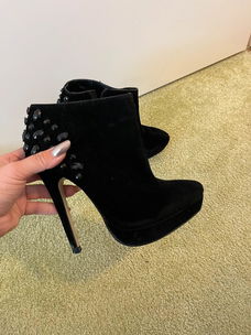 Luxe laarsjes met stiletto hak maat 38