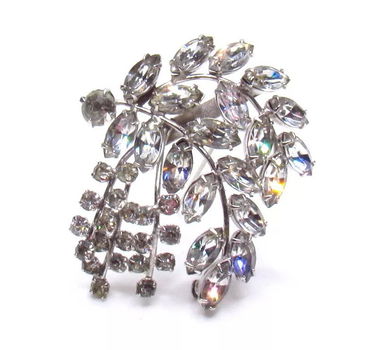 Schitterende broche Weiss, ongemerkt - 2