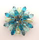 Mooie zachtblauwe broche - 0 - Thumbnail