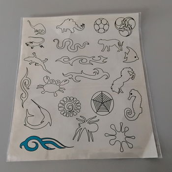 Tatoeages om zelf in te kleuren - nieuw - 0