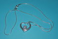 Ketting met zilveren hart hanger, model B - 0 - Thumbnail