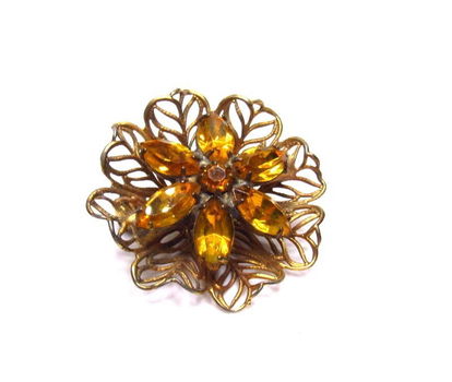 Kleine oude strassbroche - 2