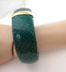 Moderne armband in donkergroen - 1 - Thumbnail