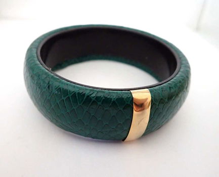 Moderne armband in donkergroen - 2
