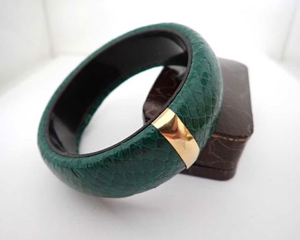 Moderne armband in donkergroen - 3