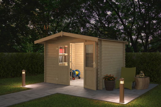 Blokhut Baltimore 292x230 Onbehandeld vuren - 2