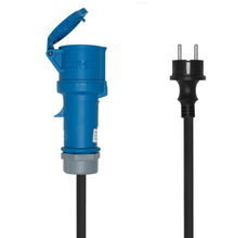 CEE 16A verloop kabel 3G2,5mm2 230V