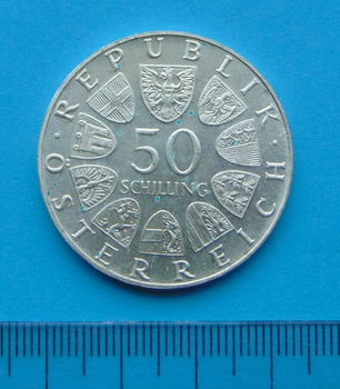 Oostenrijk - 50 schilling 1974 - Gartenschau - zilver - Unc - 1