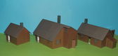 Russisch dorp in 1:72 - papieren bouwplaat - 1 - Thumbnail