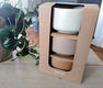 Kommetjes set in naturel kleuren - Gusta - kommen - nieuw - 1 - Thumbnail