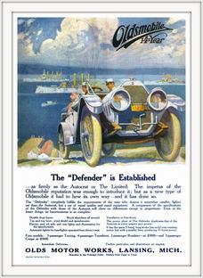 Oldsmobile Defender adveretentie - 1912 - overdruk