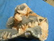 Chalcedoon met kwarts en roze stilbiet - 1 - Thumbnail