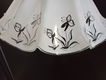 Leuke vintage glazen hanglamp met bloemen - 2 - Thumbnail