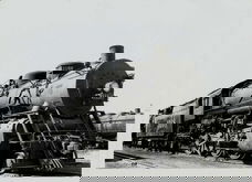 ATSF loc 3168 - 1952 - overdruk