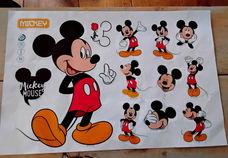 Mickey Mouse stickers met doorzichtige randen - badkamerdecoratie