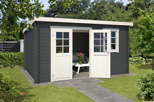 Blokhut Amira 380x230 Onbehandeld vuren - 3