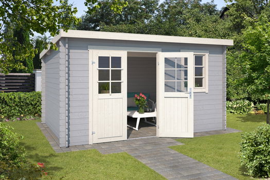 Blokhut Amira 380x230 Onbehandeld vuren - 4