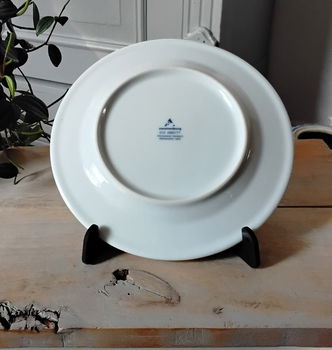 Bordje met gele rand - ontbijtbord - gebaksbord - 2
