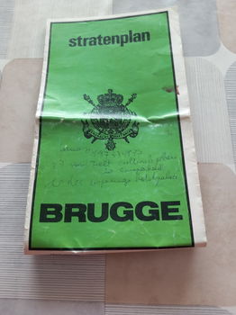Autowegenkaarten 2 stuks v.i.d.wagen & stratenplan v.Brugge - 2