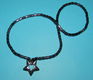 Hematiet collier met ster hanger - 0 - Thumbnail