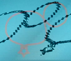 Hematiet collier met ster hanger