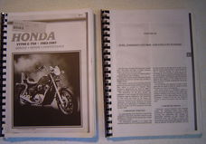 Service,Repair, Maintenance boek voor een Honda VT700 & VT750 van 1983-1987