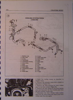 Service,Repair, Maintenance boek voor een Honda VT700 & VT750 van 1983-1987 - 4