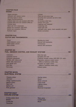 Service,Repair, Maintenance boek voor een Honda VT700 & VT750 van 1983-1987 - 5