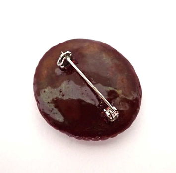 Schattige handgemaakte broche - 3