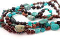 Lang collier, natuurlijke materialen - 1 - Thumbnail