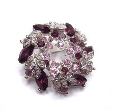 Mooie vintage strassbroche
