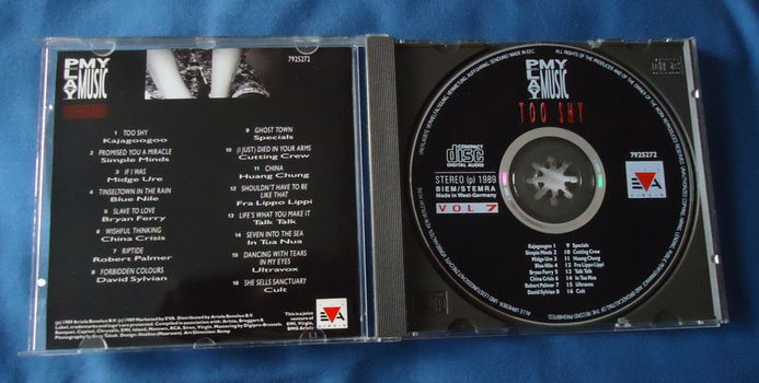 De originele verzamel-CD Play My Music Volume 7 - Too Shy. - 2