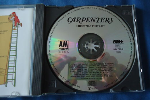 De originele CD Christmas Portrait van The Carpenters. - 2