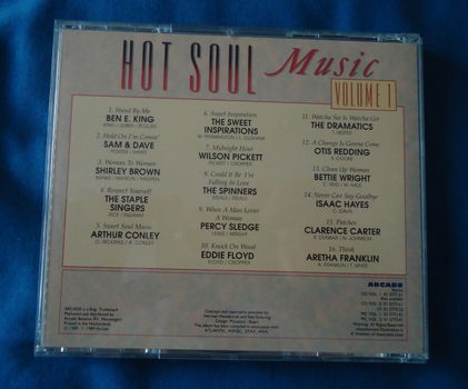 De originele verzamel-CD Hot Soul Music Volume 1 van Arcade. - 7