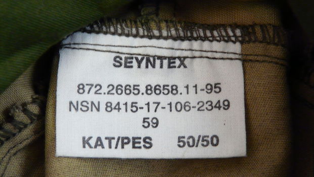 Hoed / Pet, Zomer, Koninklijke Landmacht, Woodland Camouflage, maat: 59, 1995.(Nr.1) - 7