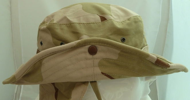 Hoed / Pet, Zomer, Koninklijke Landmacht, Desert Camouflage, maat: 58, jaren'90.(Nr.14) - 4