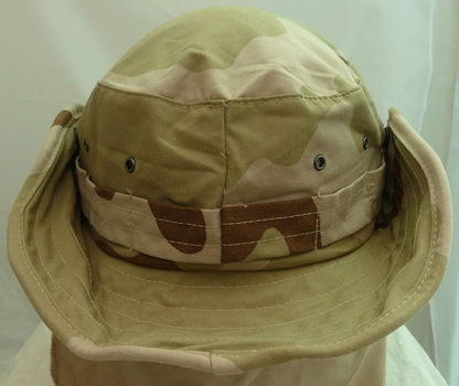 Hoed / Pet, Zomer, Koninklijke Landmacht, Desert Camouflage, maat: 58, jaren'90.(Nr.14) - 5