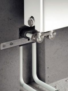 Radiator radson met vaste vlakke plaat 90 cm x 90cm x 10cm, wit - 4