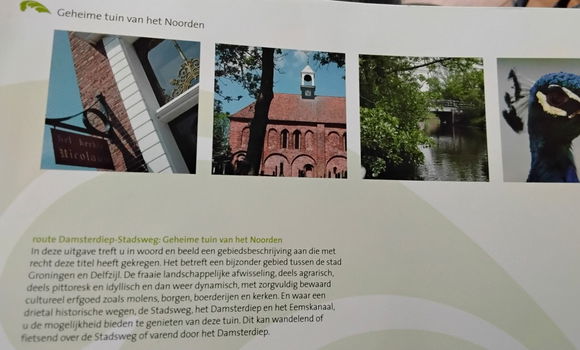 Geheime tuin van het Noorden - route Damsterdiep-Stadsweg + dvd - 1