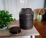 Vintage oud tabaksblik / winkelblik - stoer, sober, landelijk, hoffz-stijl - 6 - Thumbnail