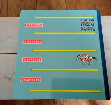 Vintage cursus engels met boeken en singles - eind jaren 50 - 2