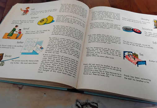 Vintage cursus engels met boeken en singles - eind jaren 50 - 3
