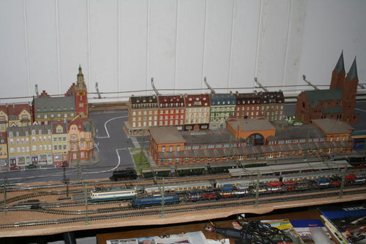 Zeer mooie HO grote complete treinbaan van TRIX - 3