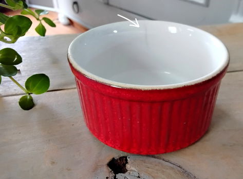 Emile Henry - bakje - schaaltje- aardewerk - rood - 4