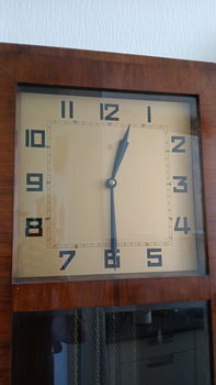Mooie Art Déco staande klok - 1