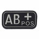Embleem,Patch,Bloedgroep,PVC,3D,Velcro - 2 - Thumbnail