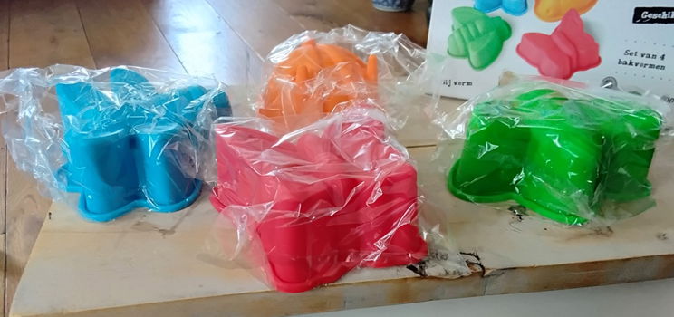 Siliconen bakvormen - bijzondere dieren figuren - nieuw Cookitt - Kitchen Aid - 2